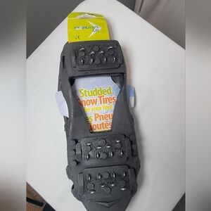 Studded Snow Tire Traction Cleats - Black